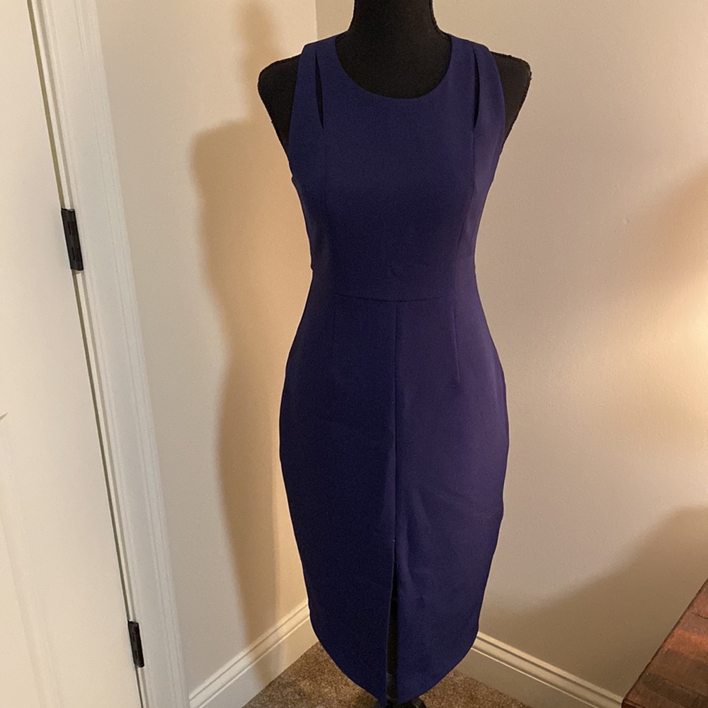 Express blue dress